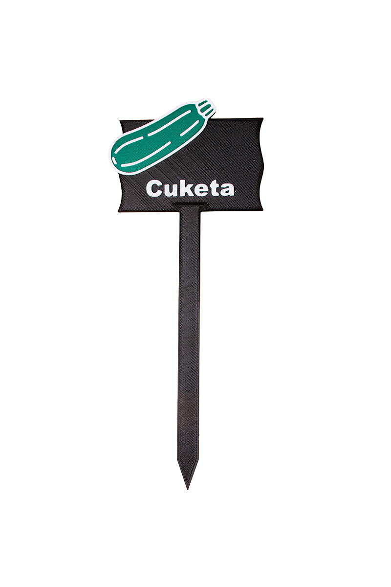Záhradná ceduľka – Cuketa