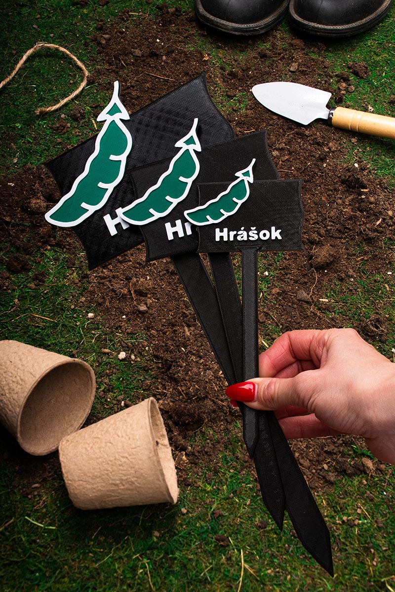 Záhradná ceduľka – Hrášok – Obrázok 2