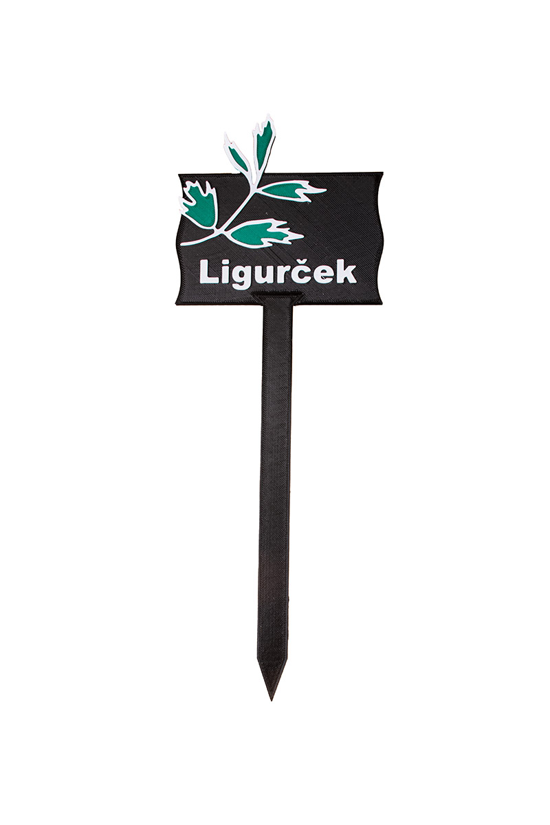 Záhradná ceduľka – Ligurček