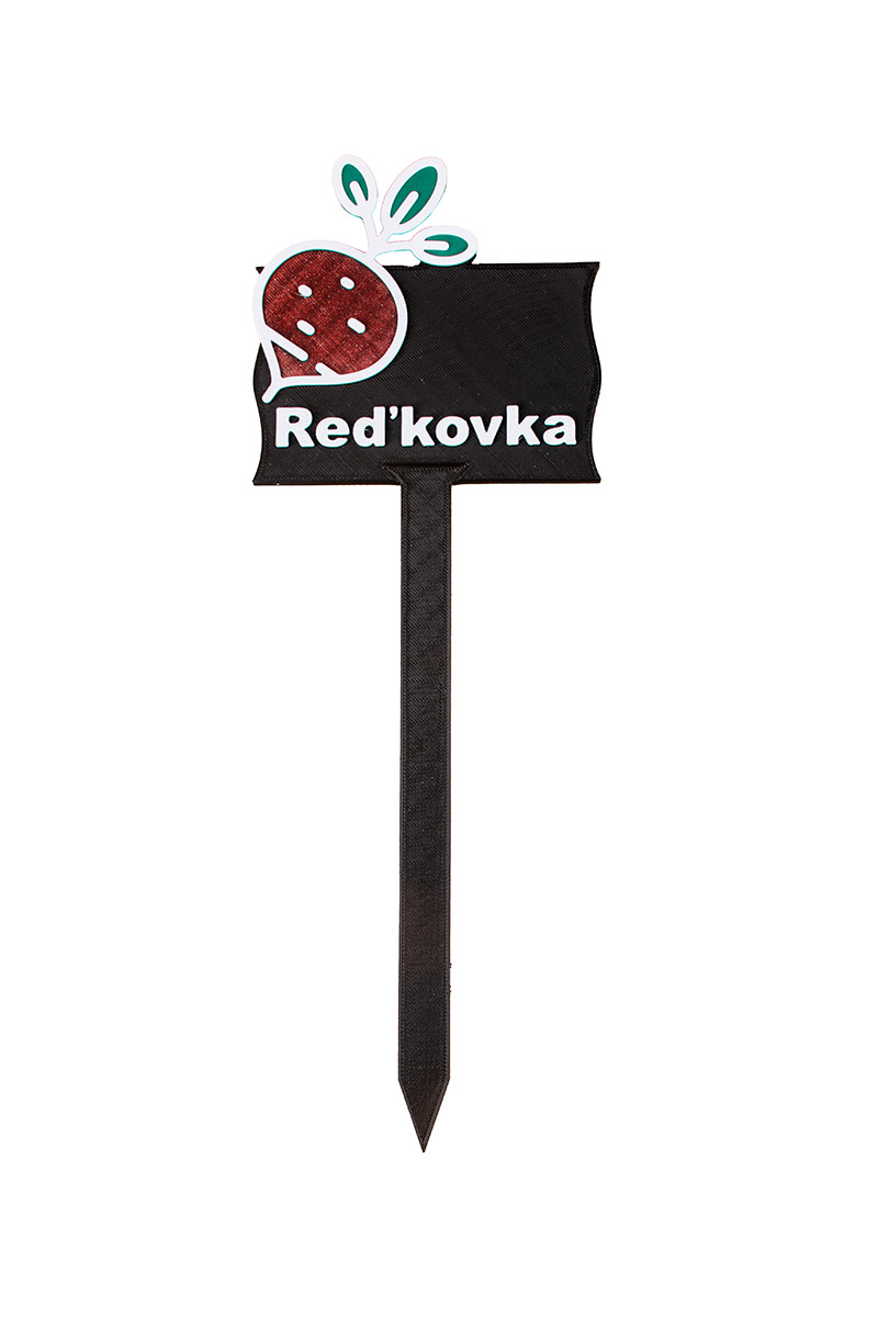 Záhradná ceduľka – Reďkovka