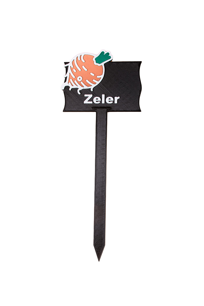 Záhradná ceduľka – Zeler